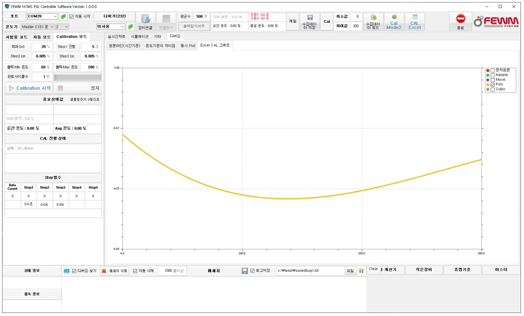 [Fewm] 히터 온도제어 하드웨어
<br> ㆍ개발언어: C#(Framework4.5.2)
 ㆍ개발툴: Microsoft Visual Studio 2019, 2022, Nextion HMI, KiCAD, OrCAD, SMT32 Arm
 ㆍ개발시기: 작업 시기 : 2021. 7
<br>